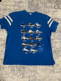 Blue Jordan retro kicks 3XLT