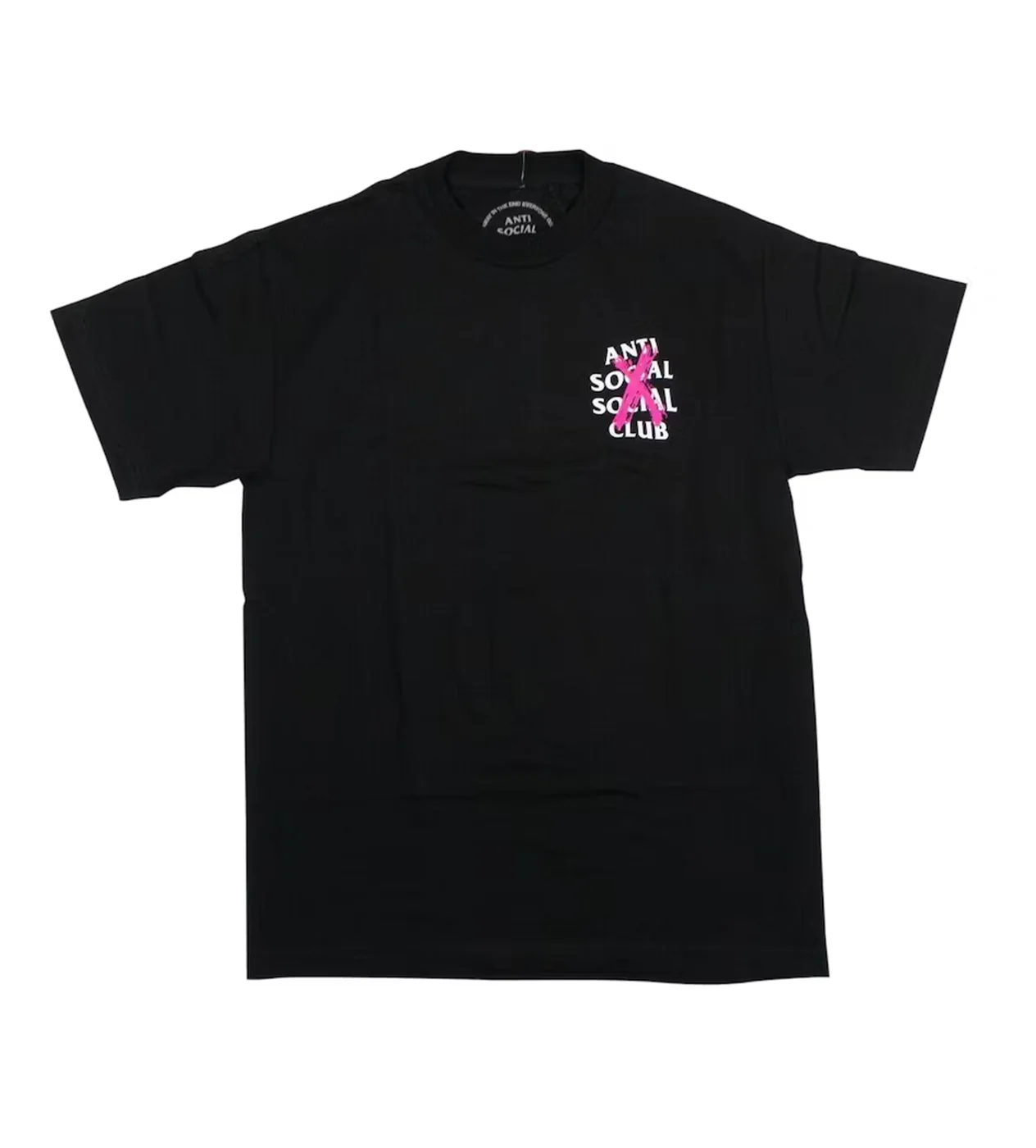Anti Social Social Club Black/Pink Cancelled Tee