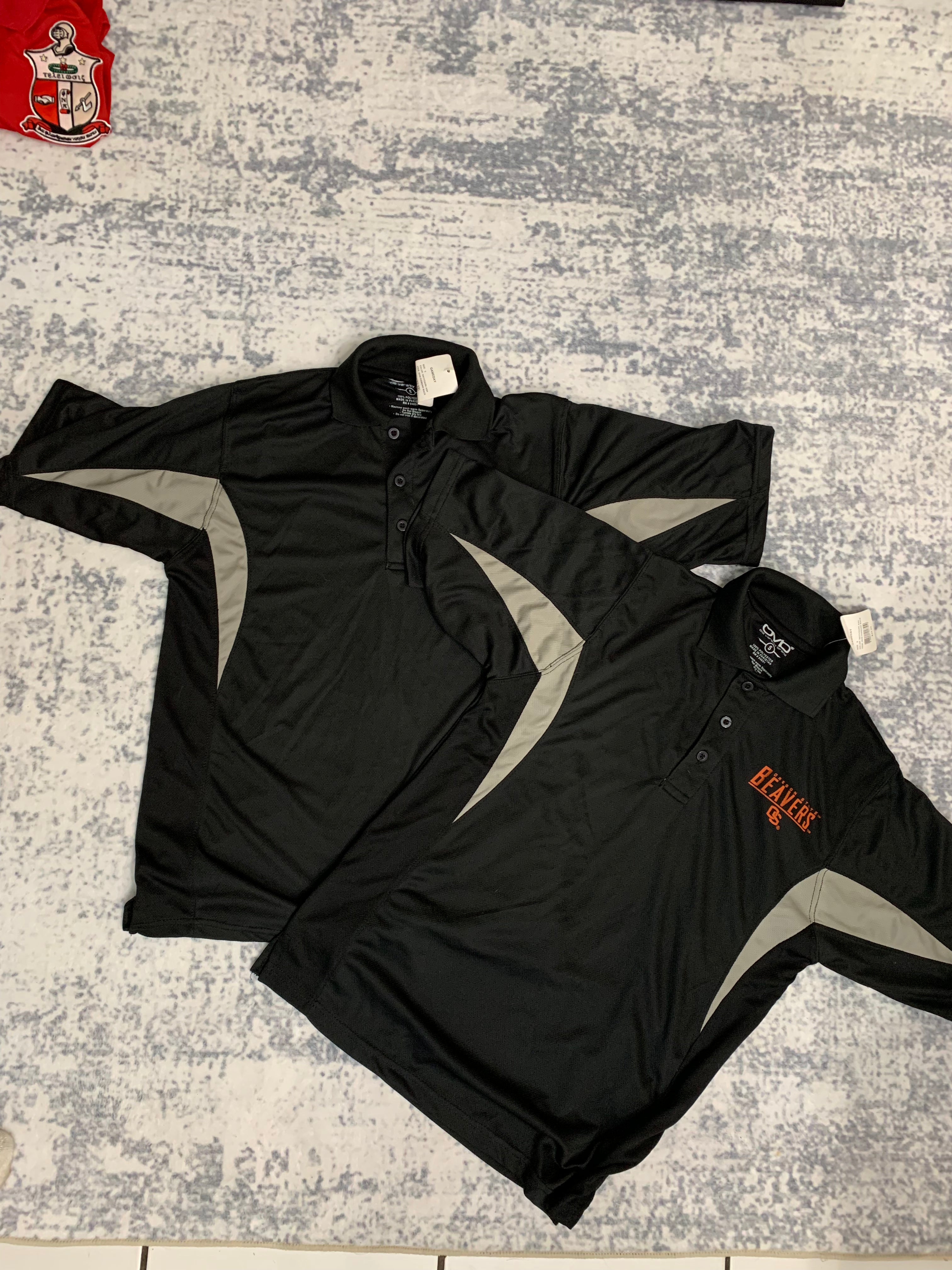 Oregon State Beavers Grey Polo Size Small