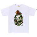 BAPE ABC Camo Milo On Big Ape Tee SS25 White/Green
