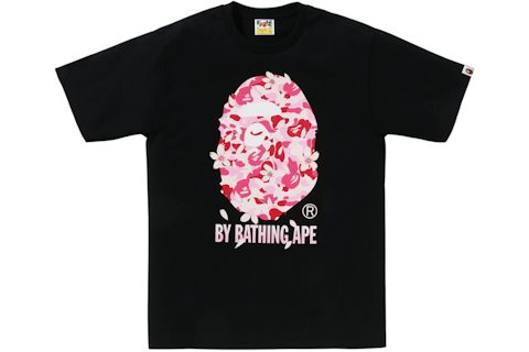 BAPE ABC Sakura Camo Tee SS26 Black