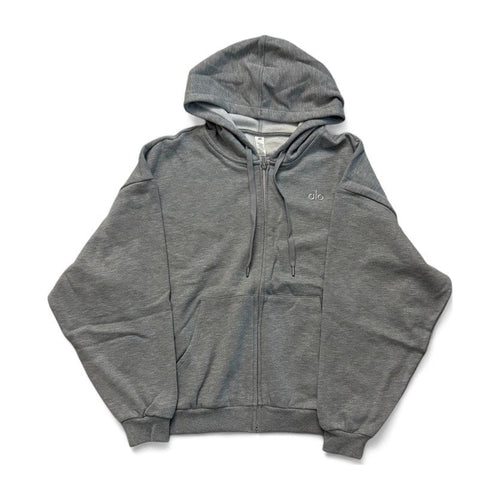 Alo Yoga Accolade Full Zip Grey